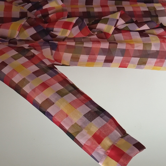 ASOS Maternity 8 Check Ruffle Blouse - Picture 8 of 13